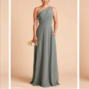 Birdy Grey KIRA Chiffon Sea Glass Dress
